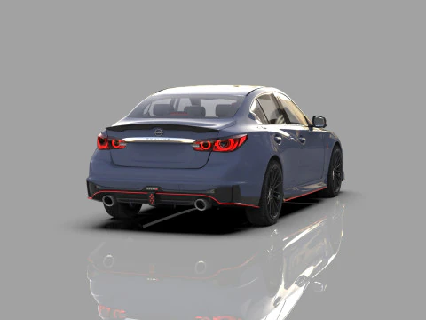 Nissan Skyline Nismo RV37 2023 HQ interior 3D Model