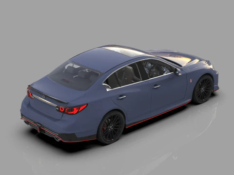 Nissan Skyline Nismo RV37 2023 HQ interior 3D Model
