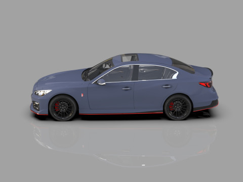 Nissan Skyline Nismo RV37 2023 HQ interior Modèle 3D