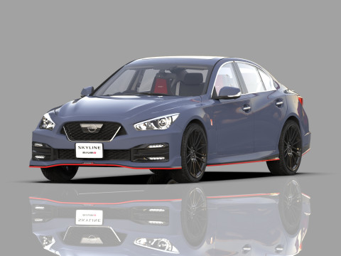 Nissan Skyline Nismo RV37 2023 HQ interior Modèle 3D