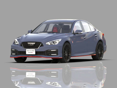 Nissan Skyline Nismo RV37 2023 HQ interior 3D Model