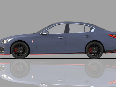 Nissan Skyline Nismo RV37 2023 HQ interior 3D Model