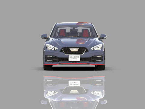 Nissan Skyline Nismo RV37 2023 HQ interior 3D Model