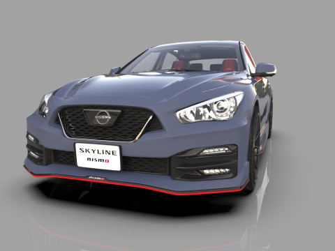 Nissan Skyline Nismo RV37 2023 HQ interior Modèle 3D