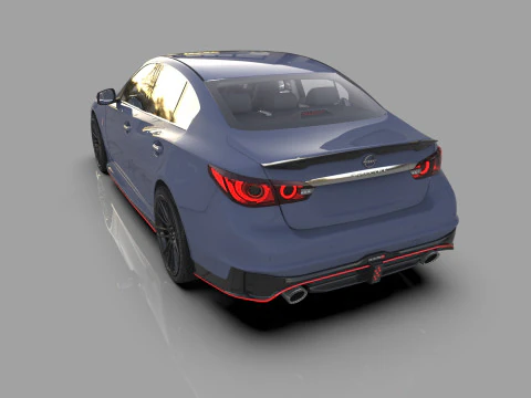 Nissan Skyline Nismo RV37 2023 HQ interior 3D Model