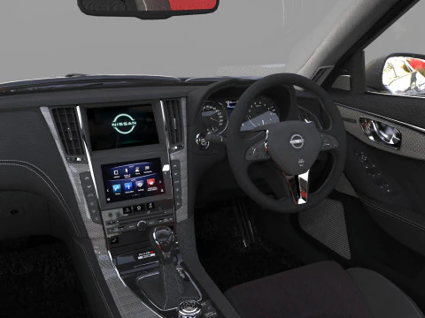 Nissan Skyline Nismo RV37 2023 HQ interior 3D Model