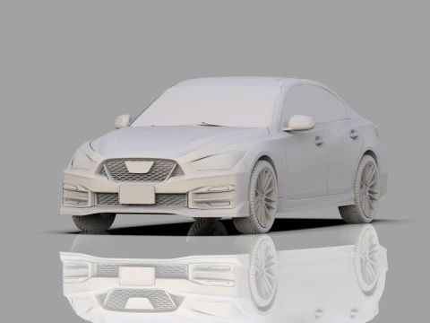 Nissan Skyline Nismo RV37 2023 HQ interior 3D Model