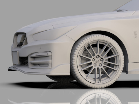Nissan Skyline Nismo RV37 2023 HQ interior Modèle 3D