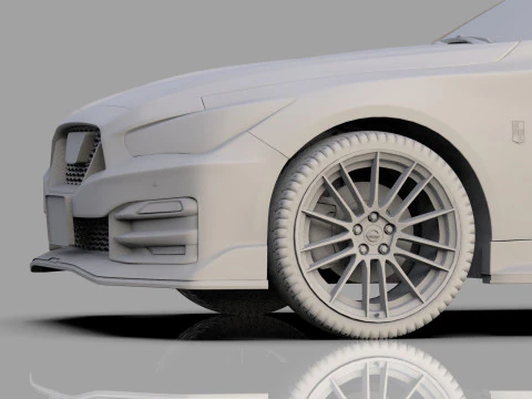 Nissan Skyline Nismo RV37 2023 HQ interior 3D Model