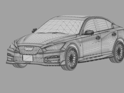 Nissan Skyline Nismo RV37 2023 HQ interior 3D Model