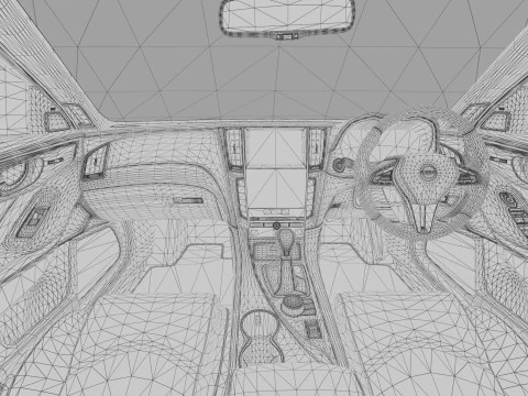 Nissan Skyline Nismo RV37 2023 HQ interior 3D Model