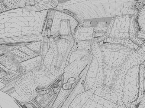 Nissan Skyline Nismo RV37 2023 HQ interior Modèle 3D