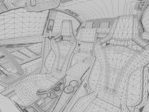Nissan Skyline Nismo RV37 2023 HQ interior 3D Model