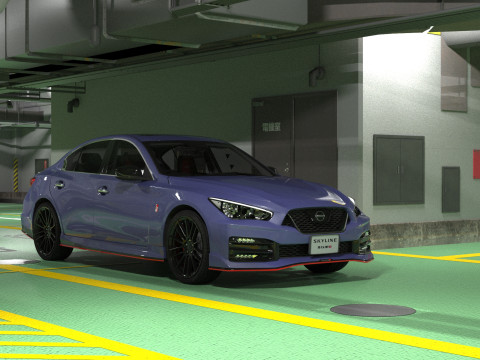 Nissan Skyline Nismo RV37 2023 HQ interior Modèle 3D