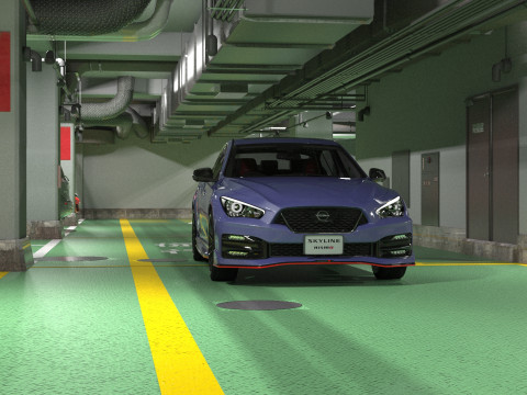 Nissan Skyline Nismo RV37 2023 HQ interior Modèle 3D