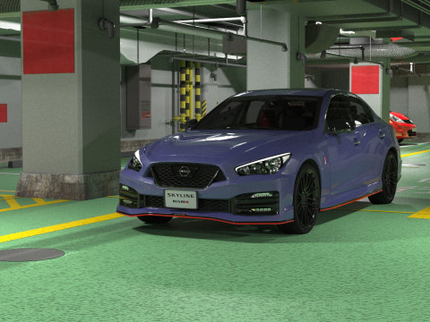 Nissan Skyline Nismo RV37 2023 HQ interior Modèle 3D