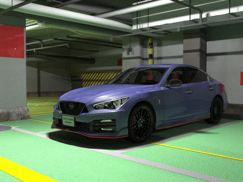 Nissan Skyline Nismo RV37 2023 HQ interior 3D Model