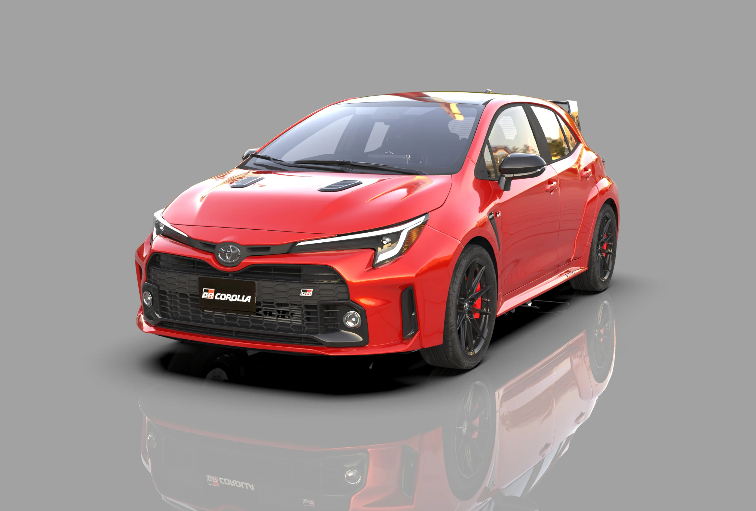 Toyota GR Corolla 2022 HQ interior 3D Model .c4d .max .obj .3ds .fbx .stl .blend 
