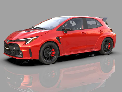 Toyota GR Corolla 2022 HQ interior 3D Model