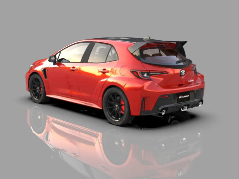 Toyota GR Corolla 2022 HQ interior 3D Model