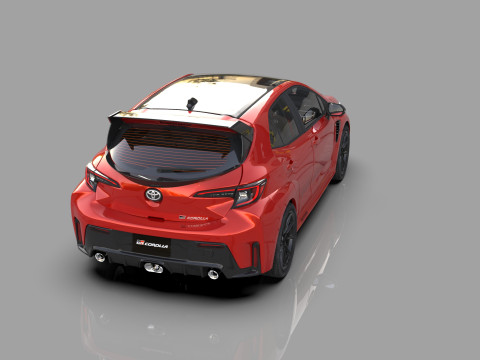 Toyota GR Corolla 2022 HQ interior Model 3D