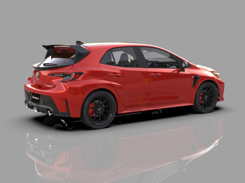 Toyota GR Corolla 2022 HQ interior Model 3D