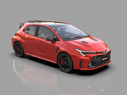 Toyota GR Corolla 2022 HQ interior 3D Model