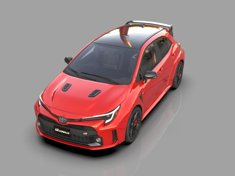 Toyota GR Corolla 2022 HQ interior Model 3D