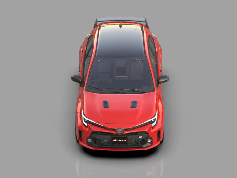 Toyota GR Corolla 2022 HQ interior 3D Model