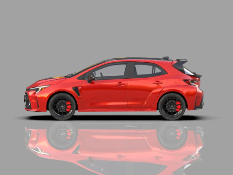 Toyota GR Corolla 2022 HQ interior 3D Model