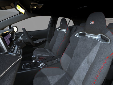 Toyota GR Corolla 2022 HQ interior Model 3D