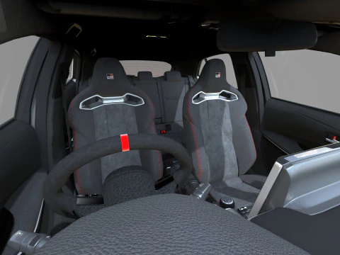 Toyota GR Corolla 2022 HQ interior 3D Model