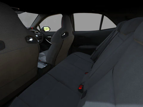 Toyota GR Corolla 2022 HQ interior 3D Model