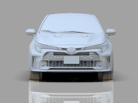 Toyota GR Corolla 2022 HQ interior 3D Model