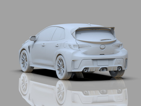 Toyota GR Corolla 2022 HQ interior Model 3D