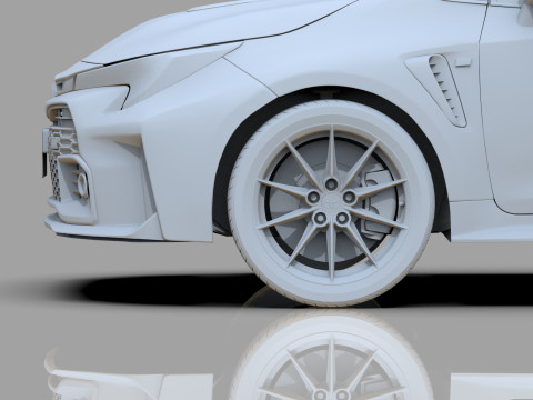 Toyota GR Corolla 2022 HQ interior Model 3D