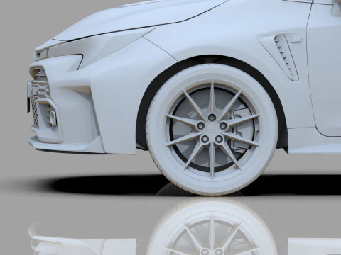 Toyota GR Corolla 2022 HQ interior 3D Model