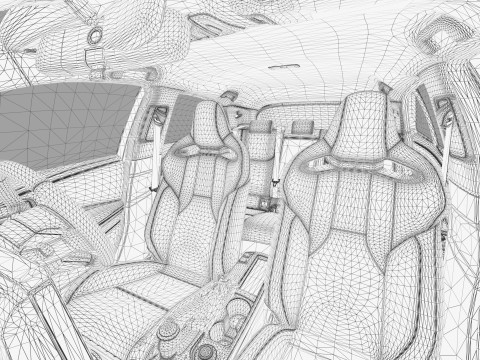 Toyota GR Corolla 2022 HQ interior Model 3D