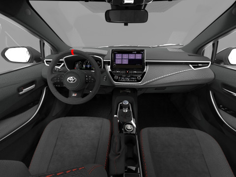 Toyota GR Corolla 2022 HQ interior Model 3D