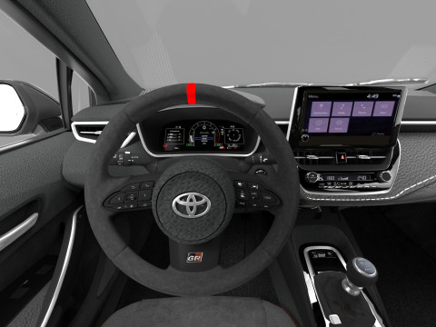 Toyota GR Corolla 2022 HQ interior Model 3D