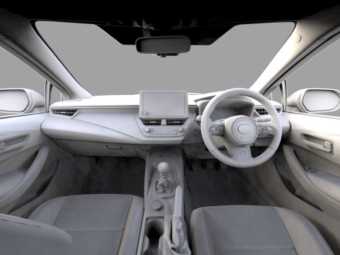 Toyota GR Corolla 2022 HQ interior Model 3D