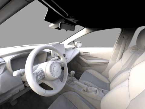 Toyota GR Corolla 2022 HQ interior Model 3D