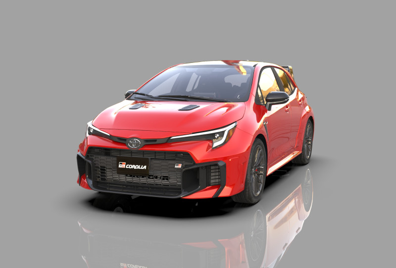 Toyota GR Corolla 2024 HQ interior 3D Model .c4d .max .obj .3ds .fbx .stl .blend