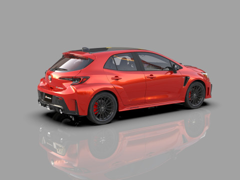 Toyota GR Corolla 2024 HQ interior 3D Model
