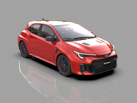 Toyota GR Corolla 2024 HQ interior 3D Model