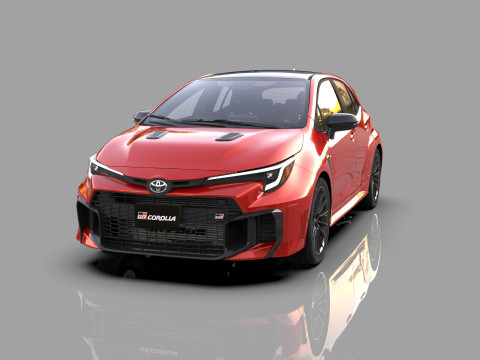 Toyota GR Corolla 2024 HQ interior 3D Model