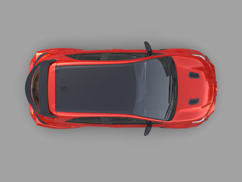 Toyota GR Corolla 2024 HQ interior 3D Model