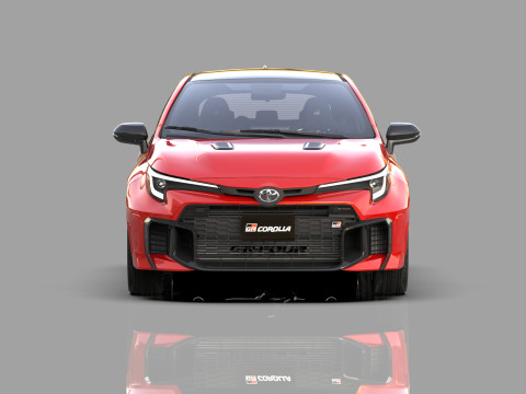 Toyota GR Corolla 2024 HQ interior 3D Model