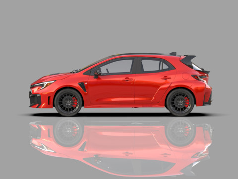 Toyota GR Corolla 2024 HQ interior 3D Model