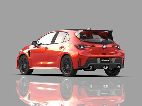 Toyota GR Corolla 2024 HQ interior 3D Model